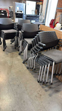 Load image into Gallery viewer, Used Global &quot;Sonic&quot; Rolling Padded Guest Chairs
