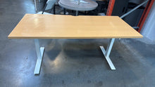 Load image into Gallery viewer, Used Ikea &quot;Trotten&quot; Manual Sit-Stand Desks w/ Upgraded Top!
