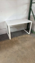 Load image into Gallery viewer, Used U-Line White Office Desk w/ Modesty Panel
