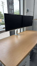 Load image into Gallery viewer, Used White Ergotron Dual Monitor Arms
