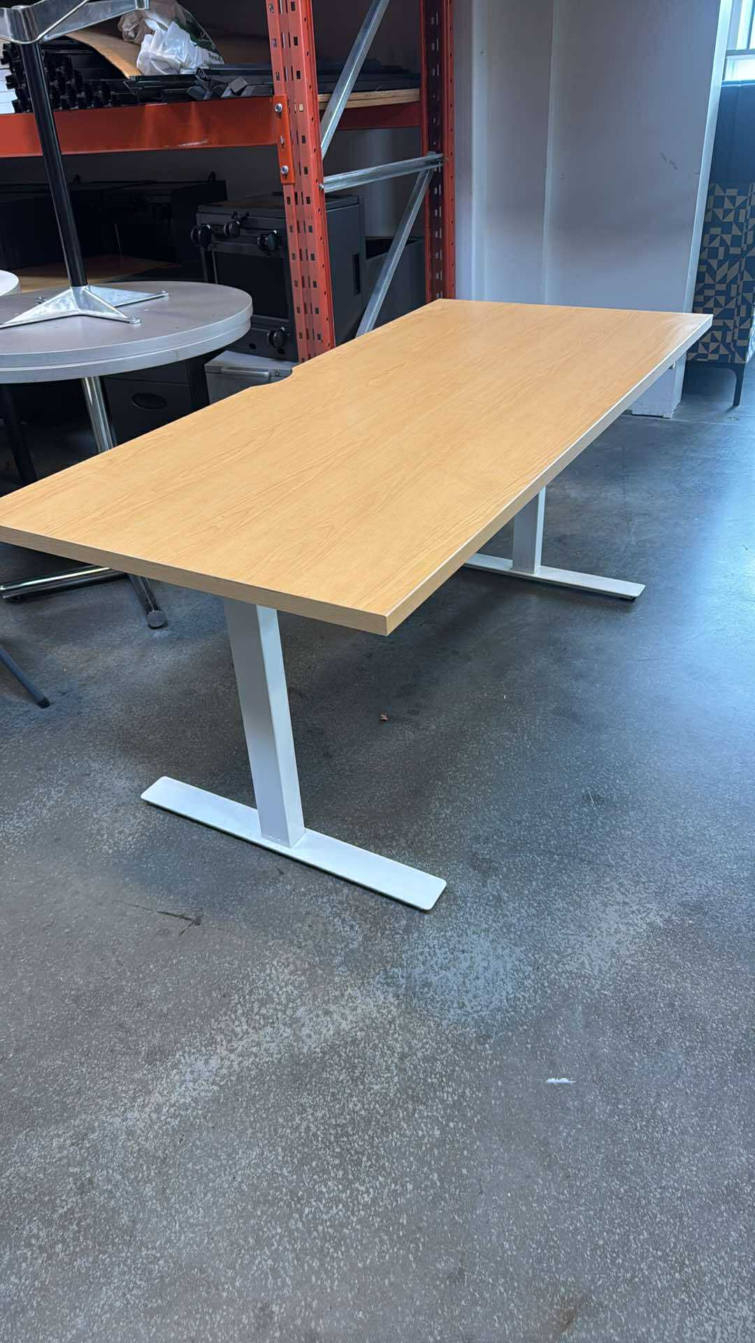 Ikea Trotten Manual Sit-Stand Desk w/ Upgraded Steelcase Top