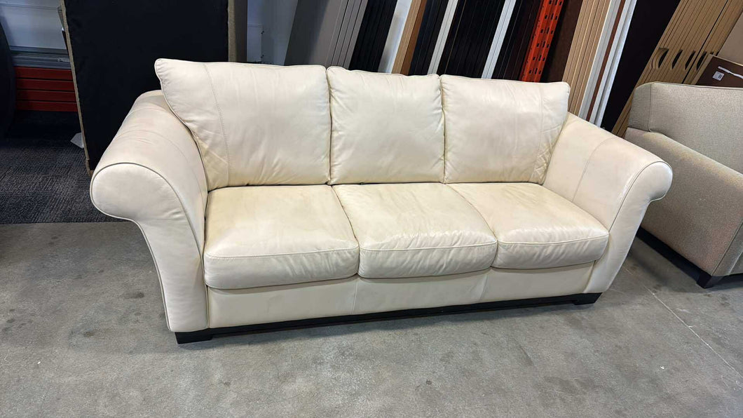 Used Natuzzi Italsofa Genuine Leather Sofa