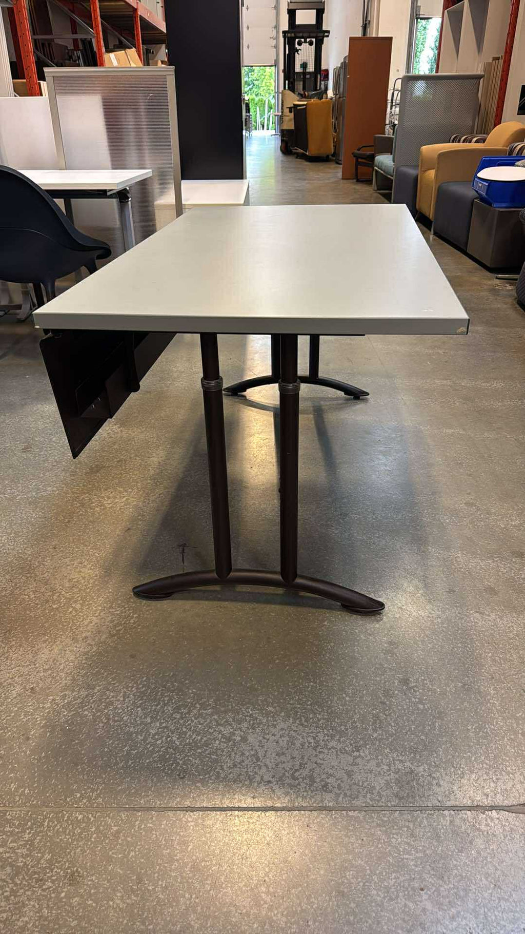 Spec Single Desk with Privacy Panel
