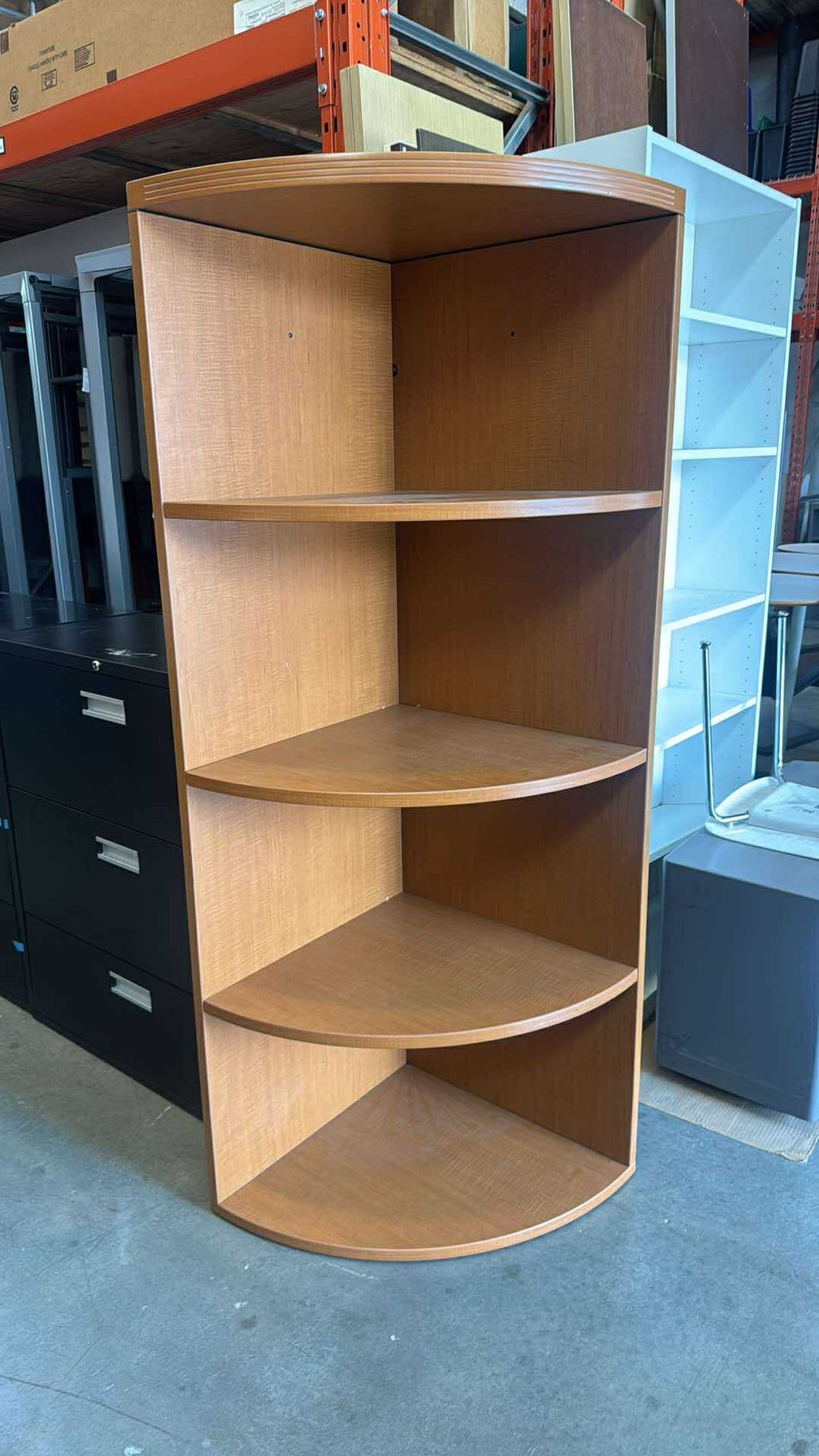 Used Solid Wood Storage Corner Shelf