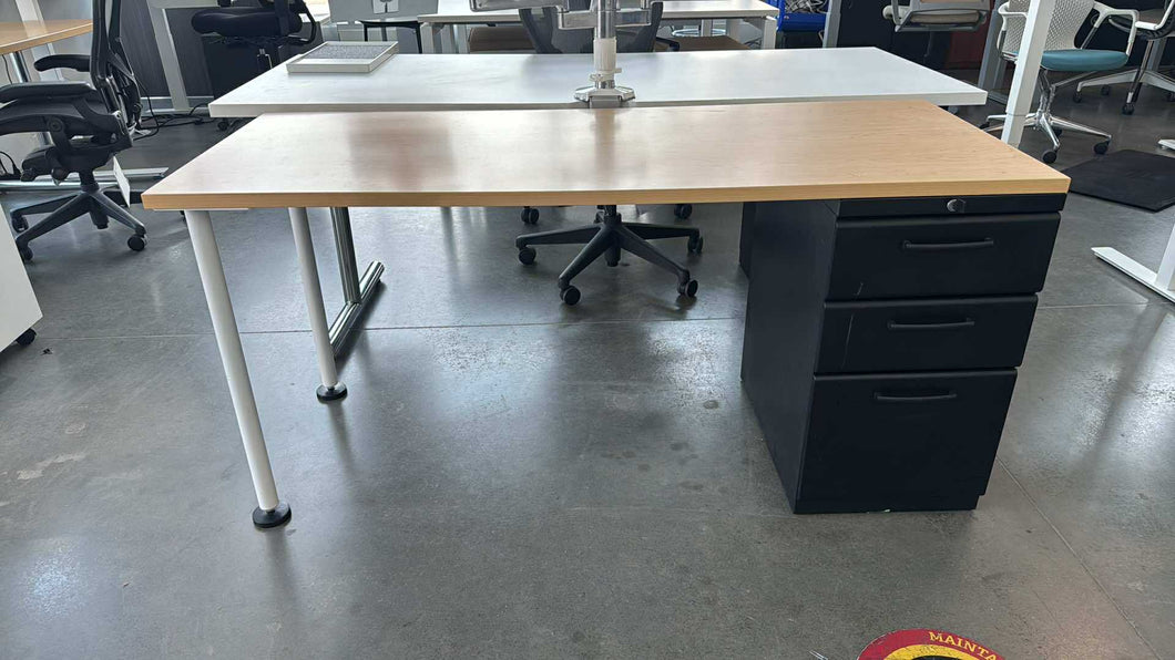 Used Herman Miller Desks w/ Attached Storage