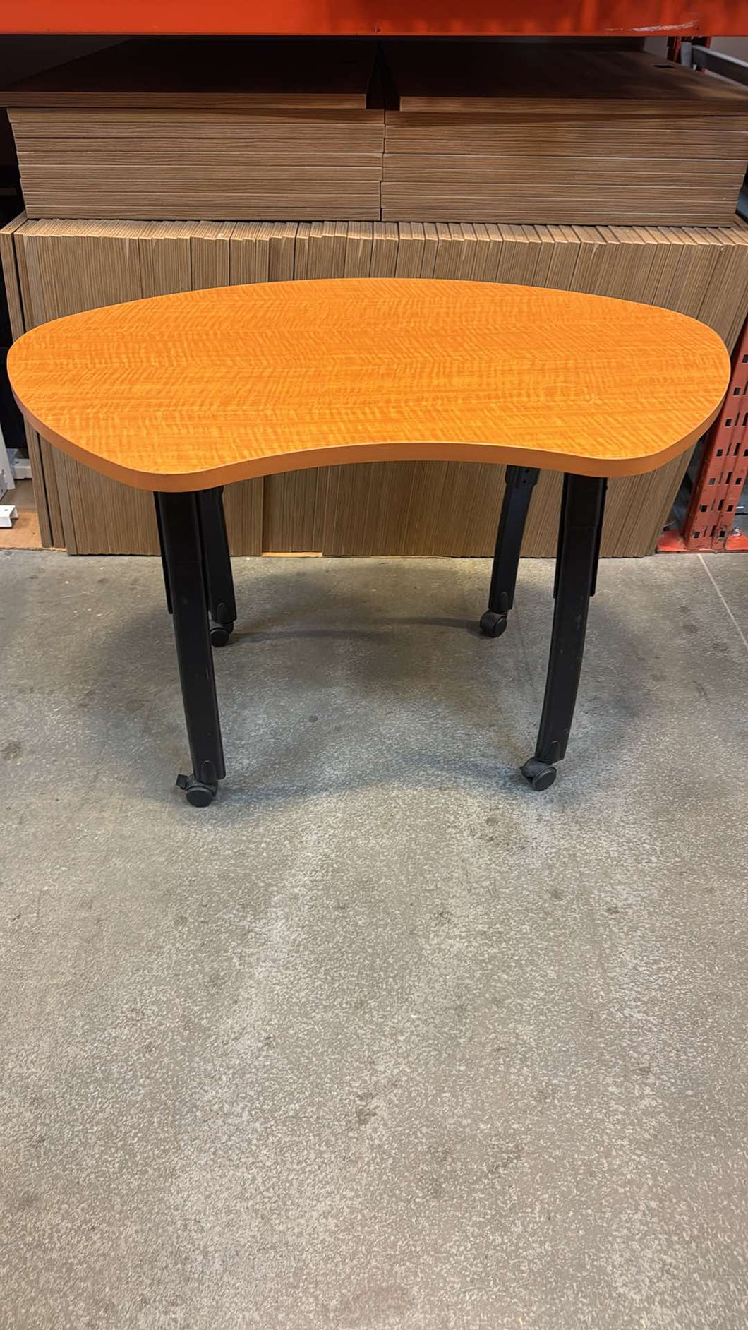 Used Bean Shaped Rolling Table