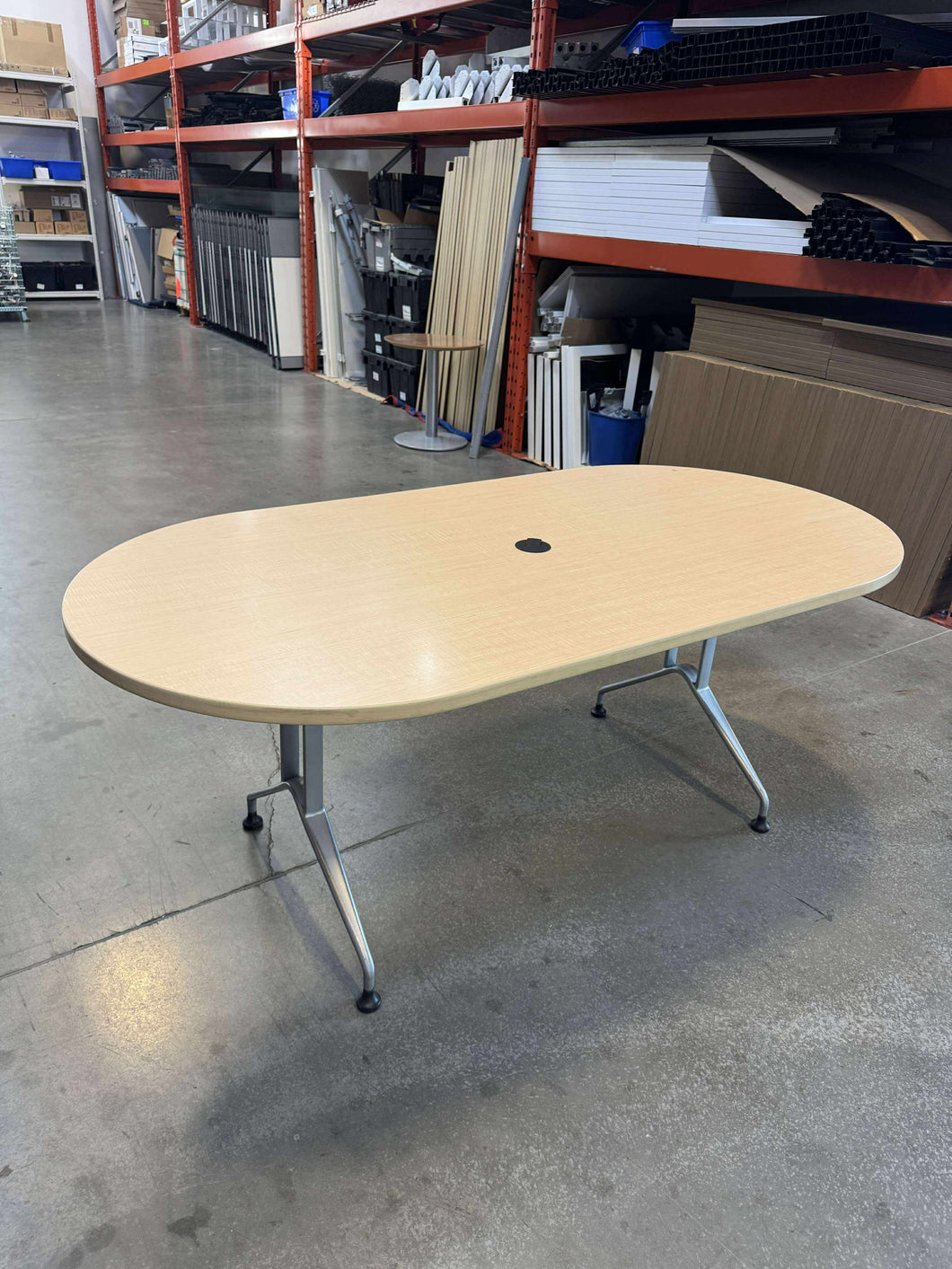 Used Maple 6 Foot Teknion Meeting Table