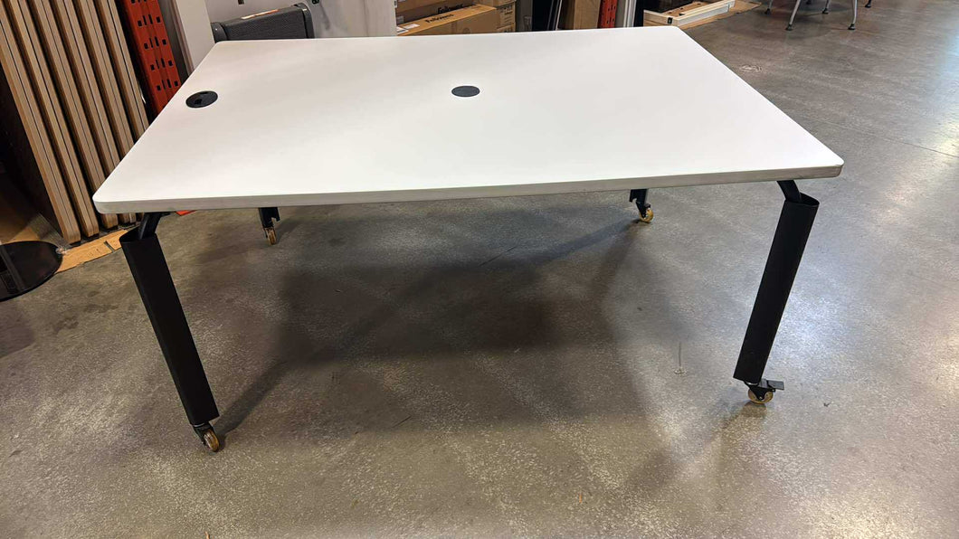 Used Teknion 6 Foot Rolling Meeting Table