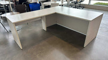 Load image into Gallery viewer, Used Modern White L-Shape Desk
