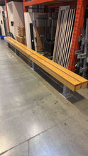 Load image into Gallery viewer, Used 17ft Long Industrial Seating Bench
