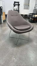 Load image into Gallery viewer, LIKE NEW &quot;Via Meteor&quot; Designer Leather Chair
