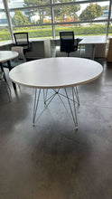 Load image into Gallery viewer, Used 47&quot; White Diamond Base Round Table
