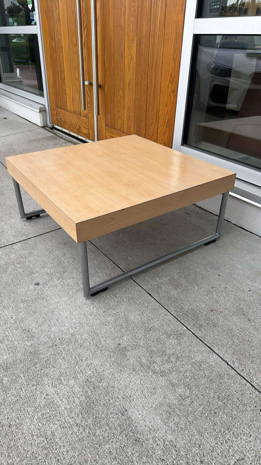 Used Steelcase Campfire Wood Coffee Table
