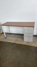 Load image into Gallery viewer, Used Herman Miller Desk w/ Attached Storage

