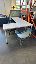 Load image into Gallery viewer, Used Herman Miller L-Shape Desk w/ Attached Storage
