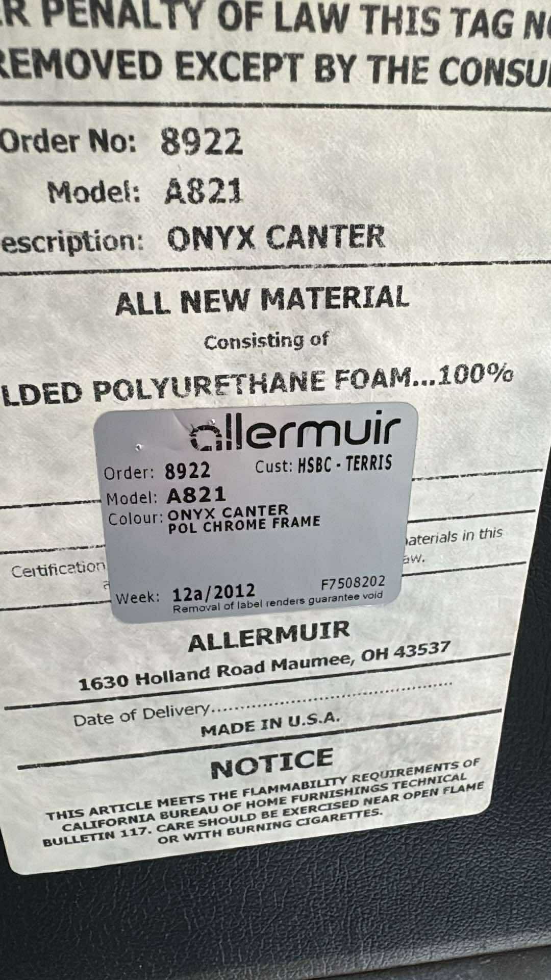 Allermuir Onyx Canter Lounge Chair