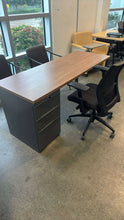 Load image into Gallery viewer, Used Herman Miller 66x24 Desk w/ Attached Storage
