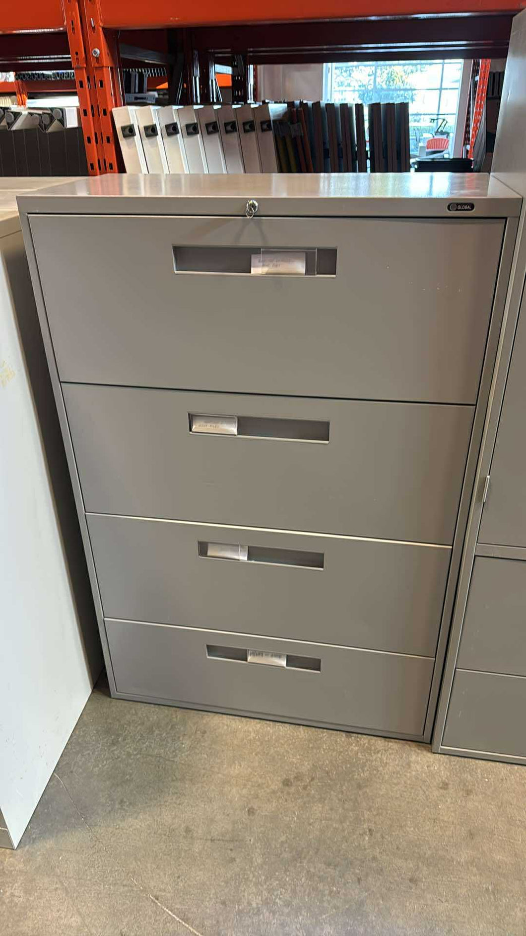 Used Global 4 Drawer Lateral Cabinet