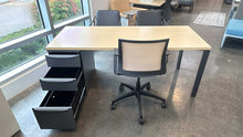 Load image into Gallery viewer, Used Herman Miller 72x30 Desk w/ Attached Storage
