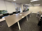 Enwork Equilibrium Standing-Height Collaboration Table – 20′ × 4′ (Powered)