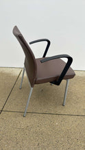 Load image into Gallery viewer, Used Krug “Dauphin” Guest Chairs – Brown Leather
