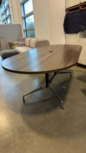 Load image into Gallery viewer, Used Steelcase 7ft Boardroom Table w/ Eames Base – Walnut Finish
