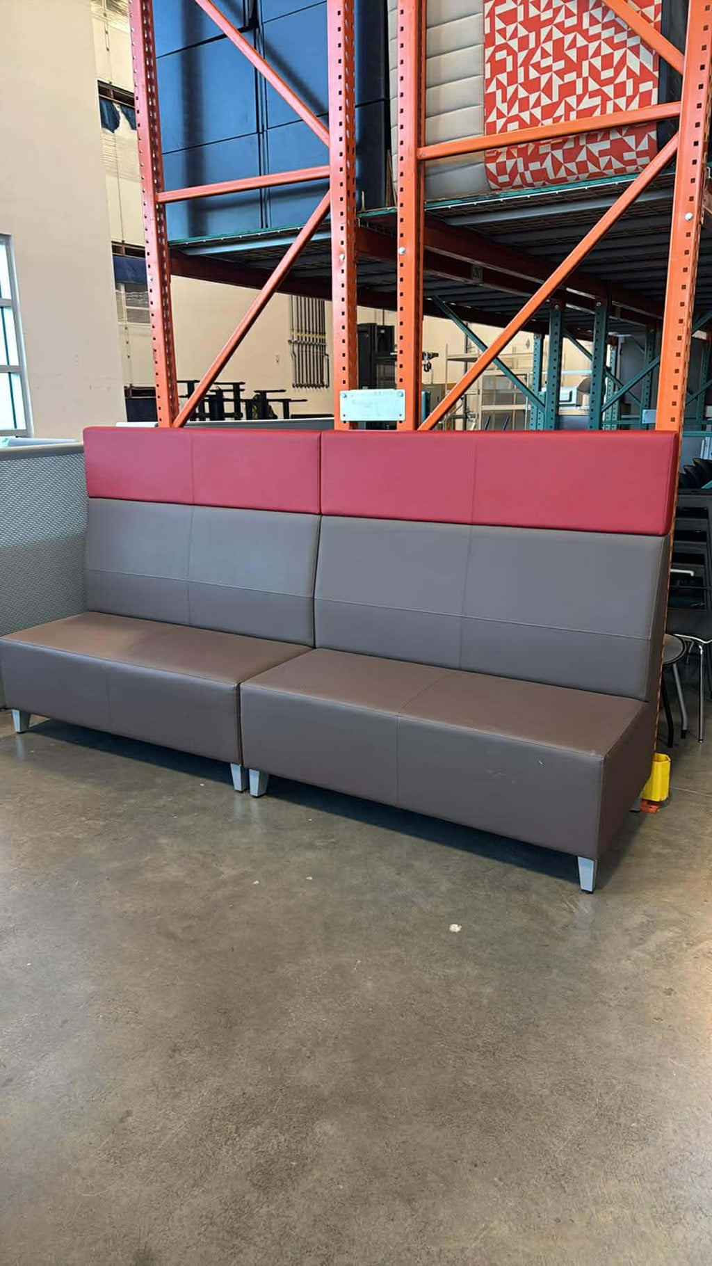 National Fringe High-Back Lounge Couch