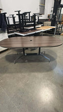Load image into Gallery viewer, Used Steelcase 7ft Boardroom Table w/ Eames Base – Walnut Finish
