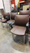 Load image into Gallery viewer, Used Krug “Dauphin” Guest Chairs – Brown Leather
