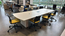 Load image into Gallery viewer, Used Steelcase 12ft x 4ft Powered Boardroom Table
