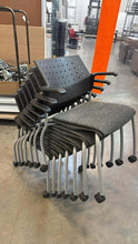 Load image into Gallery viewer, Used Global “Sonic” Rolling Guest Chair
