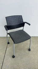Load image into Gallery viewer, Used Global “Sonic” Rolling Guest Chair
