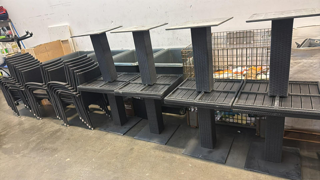 Ratana Commercial Outdoor Bistro Set - Table & 2 Chairs