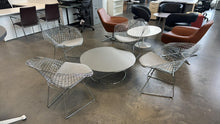Load image into Gallery viewer, LIKE NEW - Knoll Bertoia Diamond Chairs – Chrome Wire w/ Seat Pads
