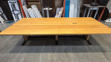 Load image into Gallery viewer, Used 12' x 5' Solid Wood Powered Boardroom
