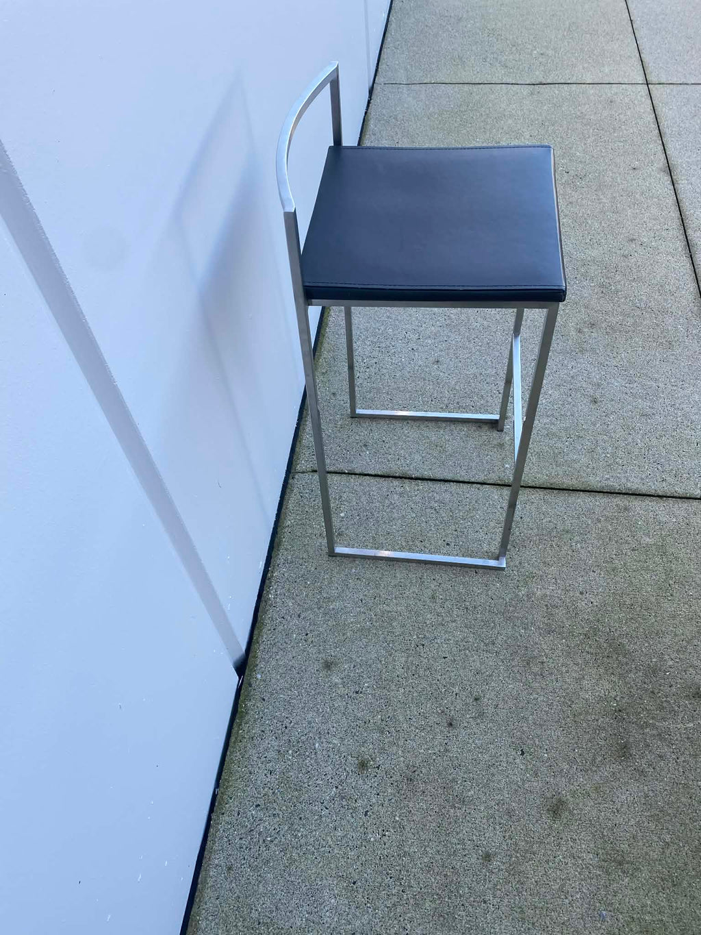 Stainless Steel Bar Stool (Black)