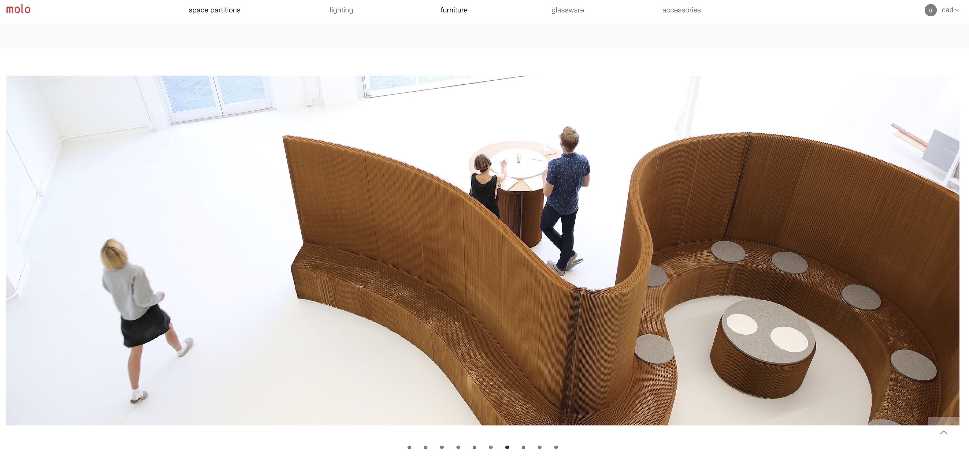 Molo Benchwall Acoustic Seating & Room Divider