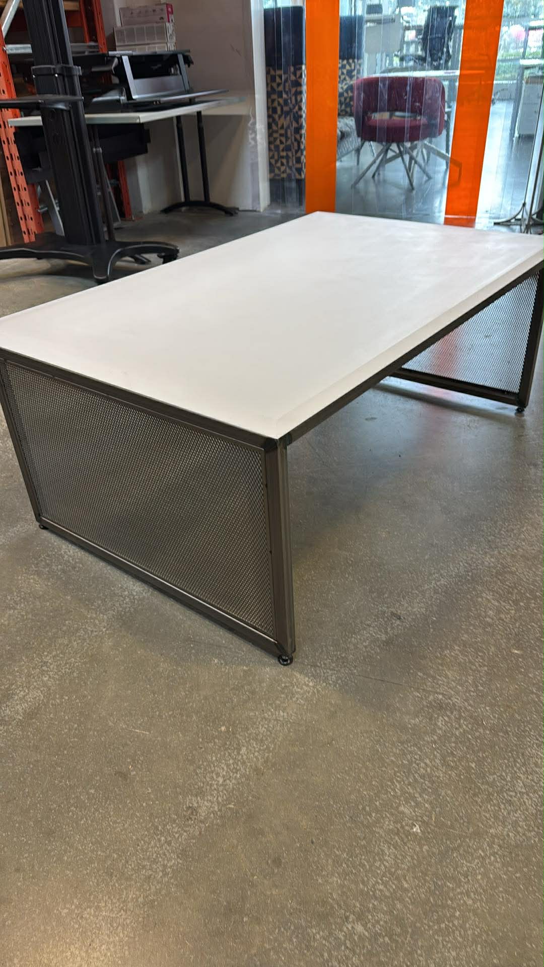 Steel Mesh Coffee/Side Table - 48" x 30"