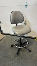 Global Grey Drafting Chair
