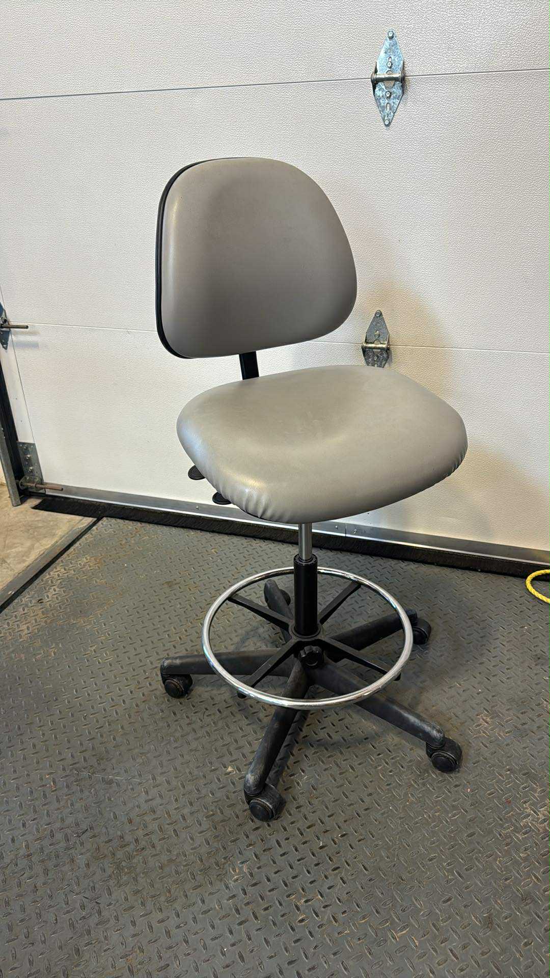 Global Grey Drafting Chair
