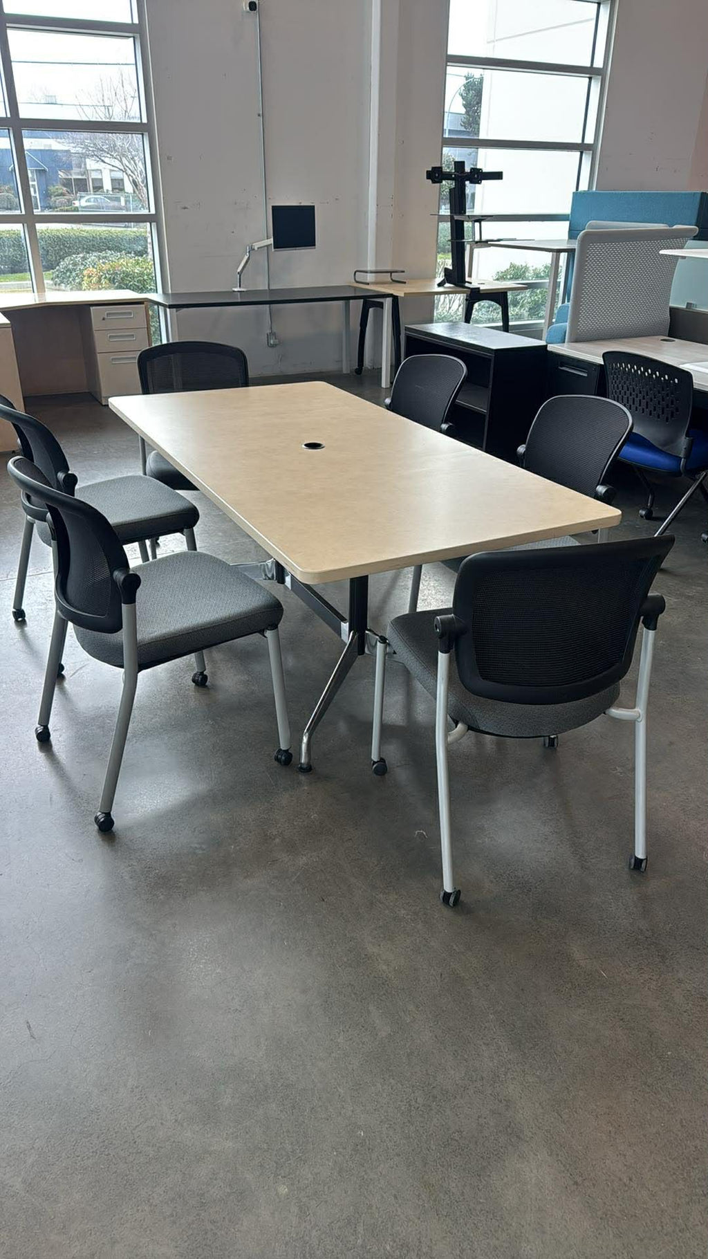 Herman Miller Meeting Table with Eames Base - 72" x 36"