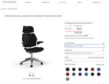 Load image into Gallery viewer, Used Humanscale Freedom Chair w/ Headrest
