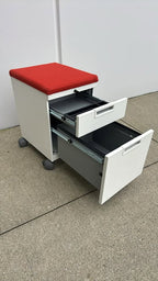 Teknion Rolling Storage Pedestal with Cushion