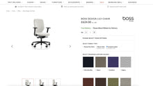 Load image into Gallery viewer, Used Boss Design &quot;Lily&quot; Ergonomic Task Chair
