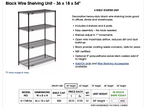 Heavy Duty Uline Rolling Wire Shelving Unit
