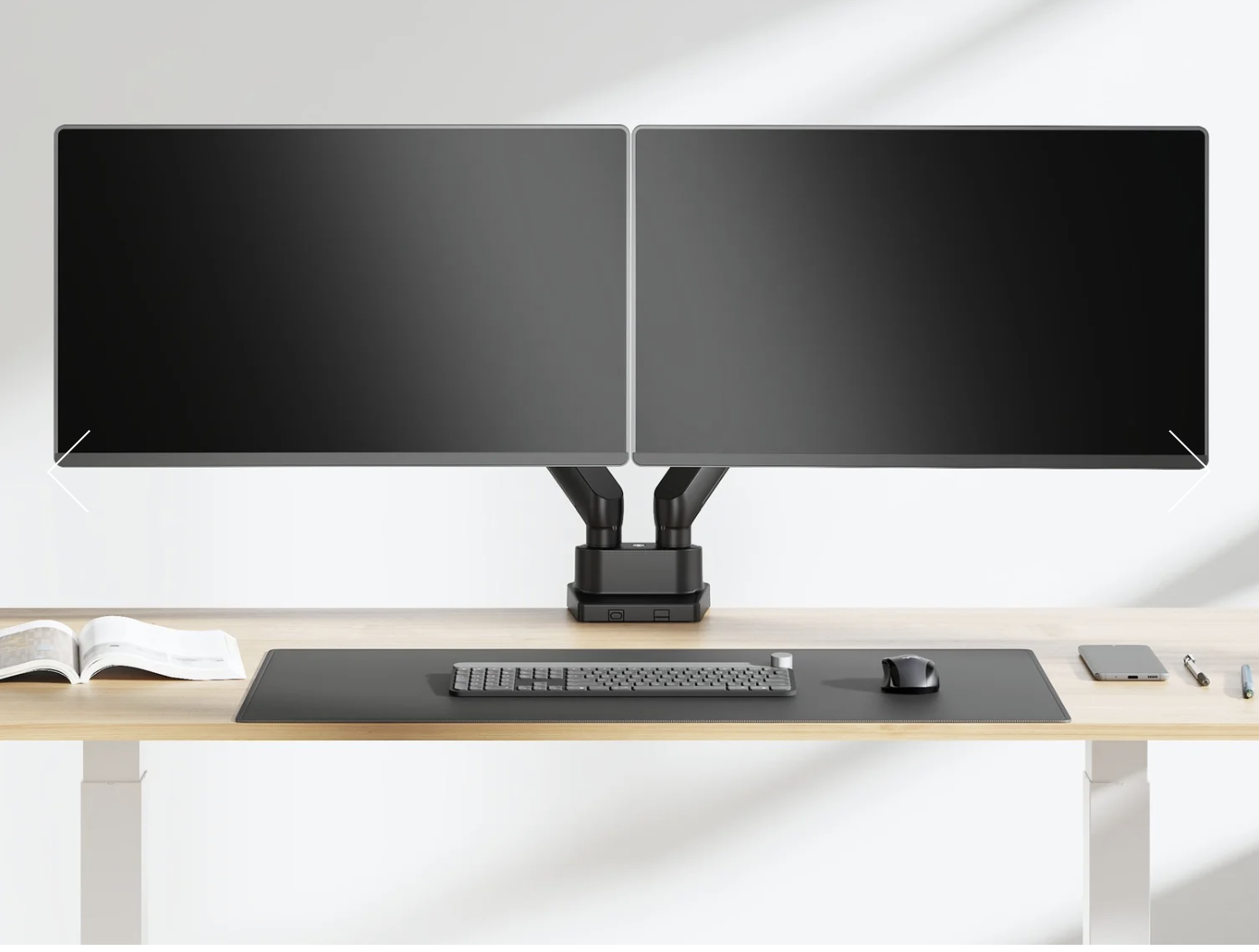 Amer Mounts HYDRA2B Dual Monitor Arm – New in Box