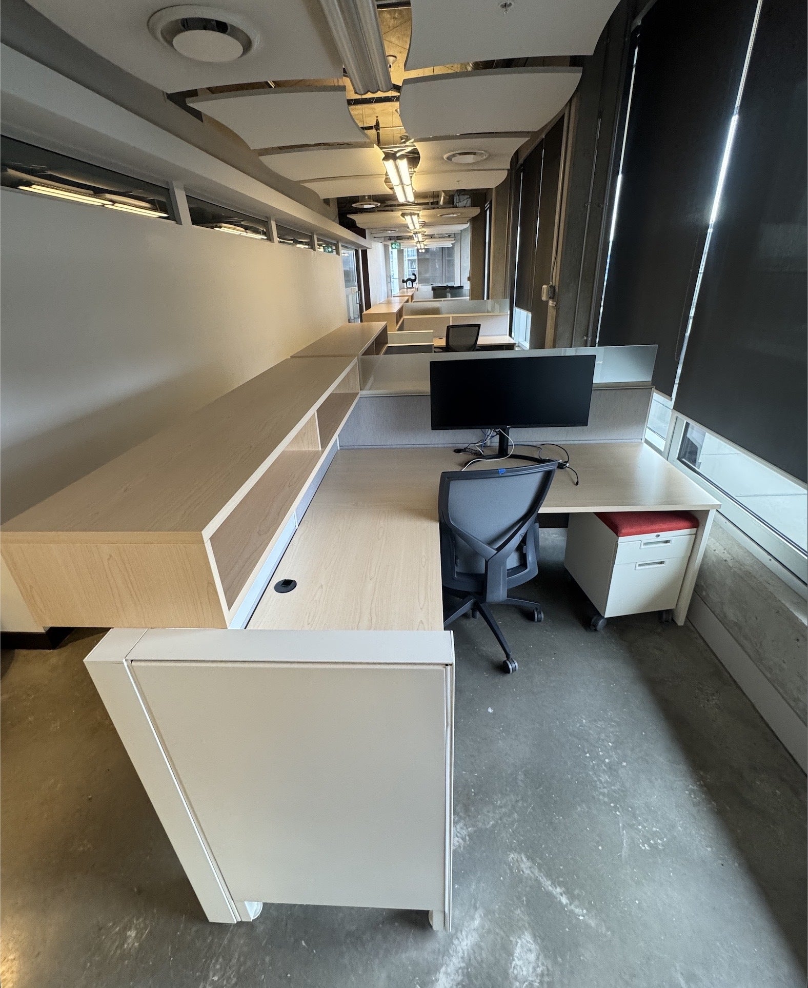 Teknion District Workstation Pod - 2 Person (Powered) - Various Styles & Sizes