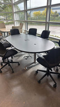 Load image into Gallery viewer, Used 7 Foot Powered Steelcase Boardroom Table
