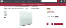 Load image into Gallery viewer, Used Glass Quartet Dry Erase Whiteboards
