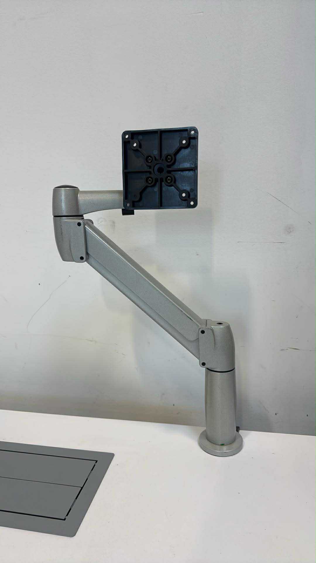 Adjustable Single Monitor Arm (Silver) - Various Styles